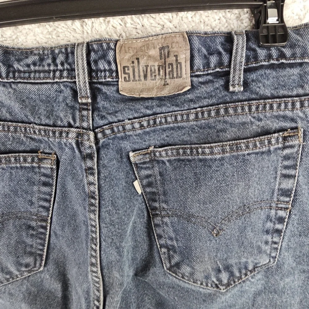 Vintage Levi's Silvertab Loose Tapered Leg Dark Wash Jeans 36x34 (34x33.5)